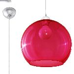 Obesna svetilka BALL rdeča (30x30x120cm)