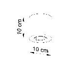 Stropna svetilka ORBIS beton