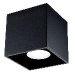 Stropna svetilka QUAD 1 črna (10x10x10cm)