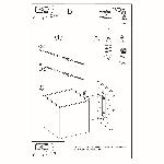 Stenska svetilka QUAD 1 bela (10x12x10cm)