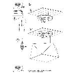 Stropna svetilka HEXA 25 bela (25x25x15cm)