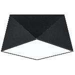 Stropna svetilka HEXA 25 črna (25x25x15cm)