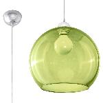 Obesna svetilka BALL zelena (30x30x120cm)